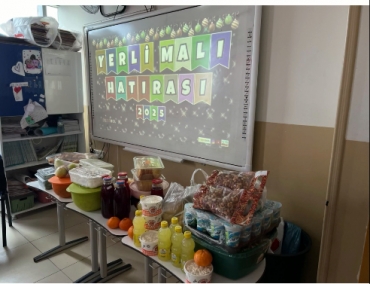 Yedik, paylaştık, öğrendik! ?? Yerli Malı Haftası Caner Özen Koleji’nde çok lezzetli geçti!