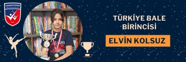 Haziran ayında yapılan grup bale gösterisi yarışmasında 5/A sınıfından öğrencimiz elvin kolsuz türkiye 1. Olmuştur.