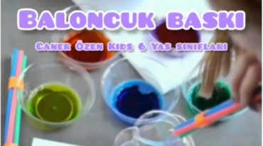 Anaokulu 6 yaş sınıflarımız ile en eğlenceli baskılardan biri olan baloncuk baskısını deneyimledik. Eğlenirken renkli baloncukların bıraktığı izlere hayran olduk, baloncuklarımız havada süzülürken heyecanlandık.