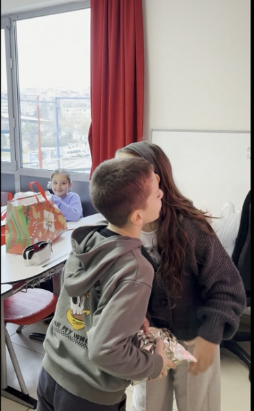 4/A sınıfında yeni yıl coşkusu…Mutlu yıllar!❄️