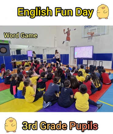 Fun Day in English Lesson with Our Cute and Smart 3rd Grade Pupils.