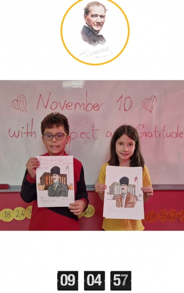 November 10, Mustafa Kemal Ataturk Memorial Day. Writing and Speaking Activity in Loving Memory Of Our Great Leader Mustafa Kemal Ataturk with 3rd Grade Pupils. #EnglishIsFun #November10